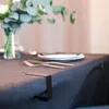 6x Tischdeckenklammern  6,5 cm Weiß Edelstahl Produktbild-Vorschau 6