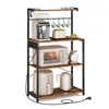 A multi-tiered kitchen shelf unit with various appliances and accessories. Produktbild-Vorschau