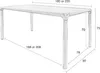 Zuiver Storm Esstisch 180x90 cm Holz Walnuss Produktbild-Vorschau 7