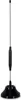 A black active indoor antenna with a wide base and a thin vertical rod. Produktbild-Vorschau