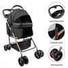 Hundewagen Hundebuggy klappbar für Hunde & Katzen bis 20 kg Produktbild-Vorschau 3