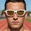 VeyRey Occhiali da sole sportivi Borned montatura bianca Anteprima dell’immagine prodotto 7