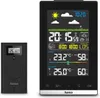 A black weather station with a separate outdoor sensor, displayed on a white background. Náhled obrázku produktu