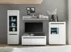 LIVOJO M11 Wohnzimmer Lowboard schmal 140 x 56 x 50 cm Weiß Produktbild-Vorschau 3