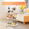 CMYbabee Servierwagen Barwagen Beistellwagen Wagen Mit 3 Produktbild-Vorschau 8