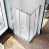 SONNI Douche d'angle LxPxH : 70x100x185 cm Accès d'angle Voir les images du produit 2
