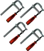 4 Stück Ganzstahl-Schraubzwinge 250 x 120 mm Tischzwinge Produktbild-Vorschau 4