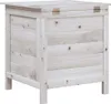 vidaXL Záhradná truhlica biela 50x49x56,5 cm Masívne Náhľad obrázku produktu 6