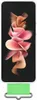A Samsung Galaxy Z Flip 3 phone case with a strap attached. Produktbild-Vorschau