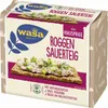 The image shows the packaging of Wasa Roggen Sauerteig crispbread. Produktbild-Vorschau