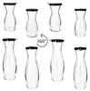 6x MIA MISURA Wein-Karaffe mit Deckel schwarz 0,5L & 1L Produktbild-Vorschau 4