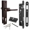 NATI Tor-Set – Brauner Griff 90, Schloss 90/22, Zylinder Produktbild-Vorschau 7