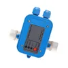 A blue automatic pump control unit with indicators and a restart button, shown against a white background. Anteprima dell’immagine prodotto