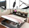 MODFU Polsterbett Doppelbett 160x200cm mit aufladen USB Produktbild-Vorschau 3