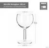 60x Ballon Weingläser 190ml Wasserglas Rotweinkelch Produktbild-Vorschau 9