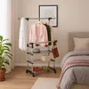 Relaxdays Kleiderständer, rollbar, verstellbar, Produktbild-Vorschau 3