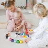 Montessori-Holzspielzeug Kleine Steckpuppen mit Hüten und Produktbild-Vorschau 12