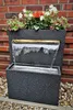 Terrassenbrunnen Madrid groß 89/72/44 cm aus Edelstahl mit Produktbild-Vorschau 1