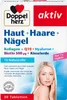 A product box for Doppelherz Haut+Haare+Nägel tablets, featuring a woman's face and product details. Anteprima dell’immagine prodotto
