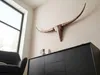 Dekoracja ścienna poroże Bull M 100 cm aluminium brąz Podgląd zdjęcia produktu 7