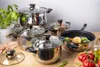 Kinghoff ensemble de pots en acier 12 pcs. Rosegold KH1767 Voir les images du produit 7