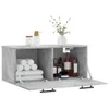 vidaXL Wandschrank Betongrau 80x36,5x35 cm Holzwerkstoff Produktbild-Vorschau 4