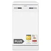 A white Exquisit dishwasher is shown against a white background. It has several award badges and the word "PLUS" on the lower front. Produktbild-Vorschau