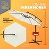 KINGSLEEVE® Ombrellone da Giardino Illuminazione con LED Anteprima dell’immagine prodotto 3