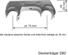 Innenlauf Gardinenstange Ø20mm Metall Edelstahl Look Produktbild-Vorschau 2
