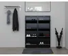 Pisa Schuhschrank mit 8 Klappen/ Türen in Metall schwarz. Produktbild-Vorschau 7