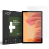 A product shot of a screen protector packaging and the screen protector itself placed on a tablet. Náhled obrázku produktu