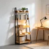 Holz-Buchregal, Bücherregal,  Industrielles Büroregal mit Produktbild-Vorschau 3