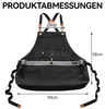 Garten Schürze Denim mit Kreuzrücken, Kapazität Produktbild-Vorschau 7