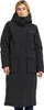 Didriksons Leya Long 4 - Damen Parka, Größe:44, Farbe:black Produktbild-Vorschau 9