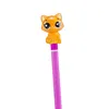 A close-up of a pencil with a cat figurine on top. Podgląd zdjęcia produktu