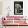 MuchoWow® MuchoWow® Gerahmtes Poster Elefant - Tiere - Produktbild-Vorschau 6