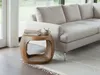 FineBuy – stolik pomocniczy 50 cm, okrągły, z litego drewna Podgląd zdjęcia produktu 2