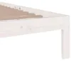 vidaXL Posteľ z masívneho dreva biela 90x200 cm Náhľad obrázku produktu 6