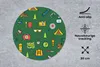 MuchoWow® Mauspad Mousepad Camping - Zelt - Axt - Rucksack Produktbild-Vorschau 2
