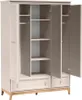 Kombinierter Kleiderschrank mit Spiegel 136 cm ELLENSBURG - Produktbild-Vorschau 4