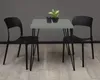 Bistrotisch Eirena 70x70x75 schwarz matt/Pinie green matt Produktbild-Vorschau 2