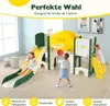 COSTWAY Kinderglijbaan, opvouwbaar, 10-in-1 kinderspeelgoed Productafbeelding-voorbeeld 9