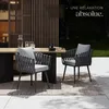 Chaise Lugano au design « Rope » avec structure en Voir les images du produit 9
