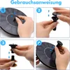 Solar-Brunnen Set für draußen, große 51 cm Holzoptik Schale Produktbild-Vorschau 6