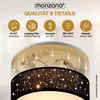 MONZANA® Plafonnier Ciel étoilé Rond Ø 38cm Abat-jour Tissu Voir les images du produit 4
