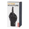 Mittelfinger Dekofigur Stinkefinger Skulptur in Schwarz Produktbild-Vorschau 4