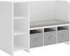 Kinderregal mit Sitzbank 'Høylandet' mit Kissen 76 x 112 x Produktbild-Vorschau 2