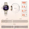 Damen Smartwatch Roségold Rund | Fitnessuhr mit Produktbild-Vorschau 7