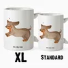 Mr. & Mrs. Panda steingut tasse Hund Dackel - Weiß - Produktbild-Vorschau 3