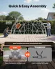 SucceBuy Transparente Gartenkuppel 2,9x1,7 m, Blasenzelt Produktbild-Vorschau 6